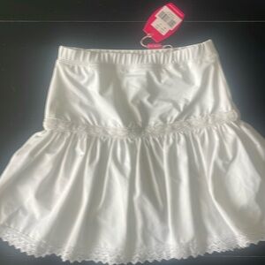 LITTLE MISS TENNIS Girls Skirt Size Large White New With Tags